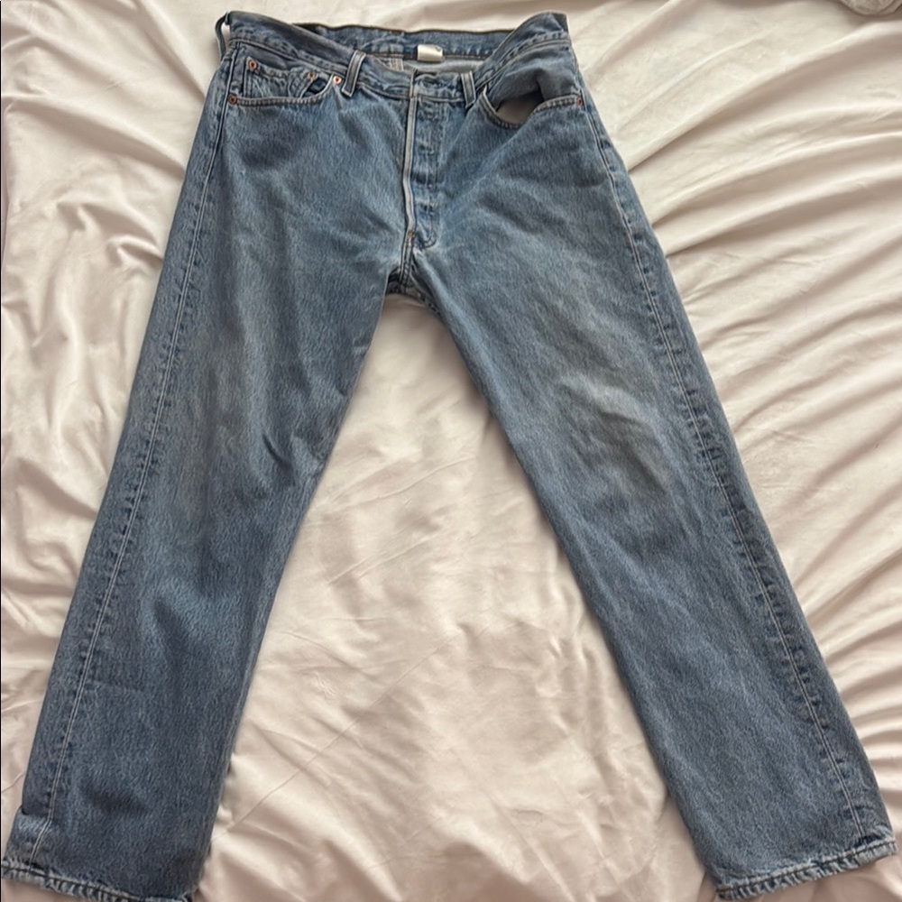 Thrifted Vintage 501 Levi’s Blue Denim Jeans